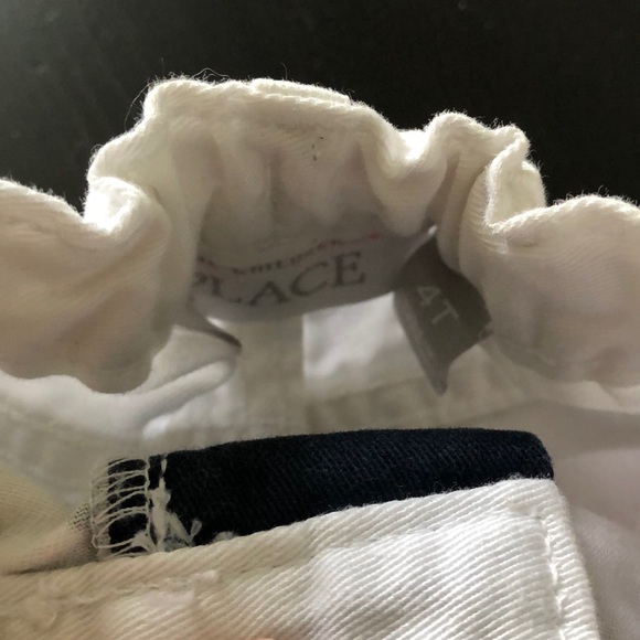 American flag red white and blue denim shorts - Picture 3 of 5